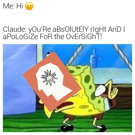 Claude se disculpa